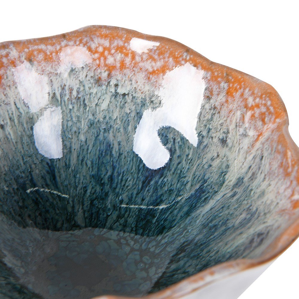 Set of 2 Blue Ombré Milk and Sugar Bowls