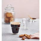 Set of 2 Glass Coffee Mugs Latte Glass Set 325ml,Grand Latte Macchiato Glass Set 320ml,Expresso Glass Set 75ml