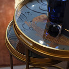 Set of 2 Golden Koi Tray Tables