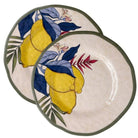 Set of 2 Melamine Lemon Salad Plates