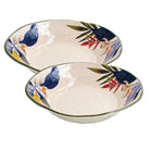 Set of 2 Melamine Lemon Soup Plates