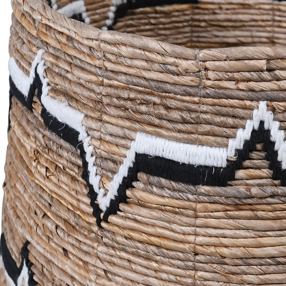 Set of 2 Woven Rope Baskets with Handles - Angela Reed - 