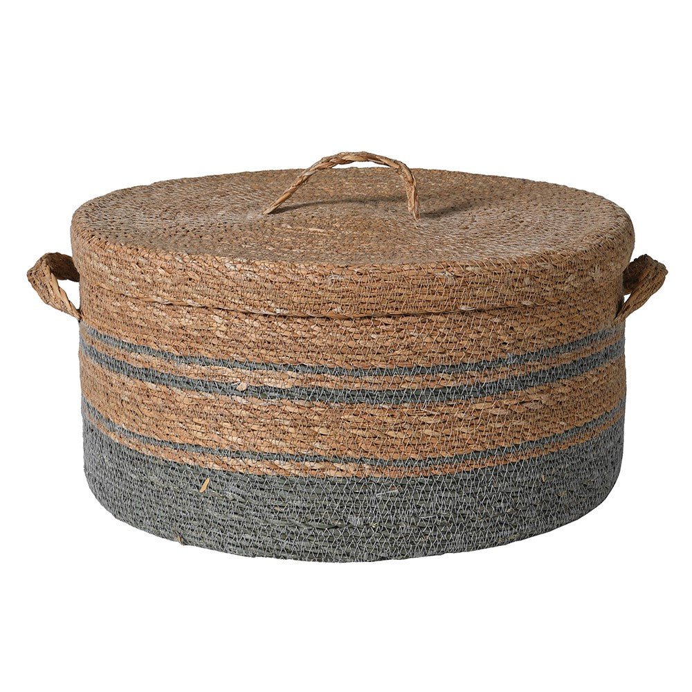 Set of 3 Squat Lidded Baskets - Angela Reed - 