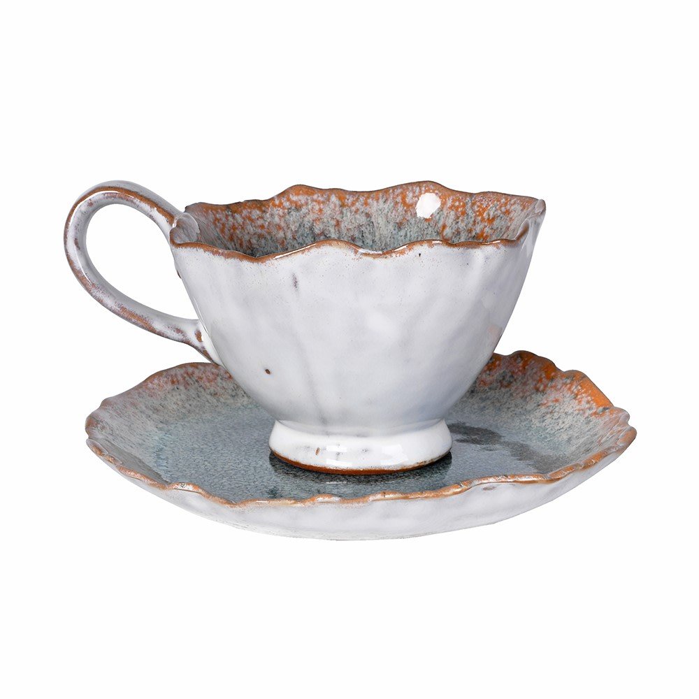 Set of 4 Blue Ombré Cup and Sauces