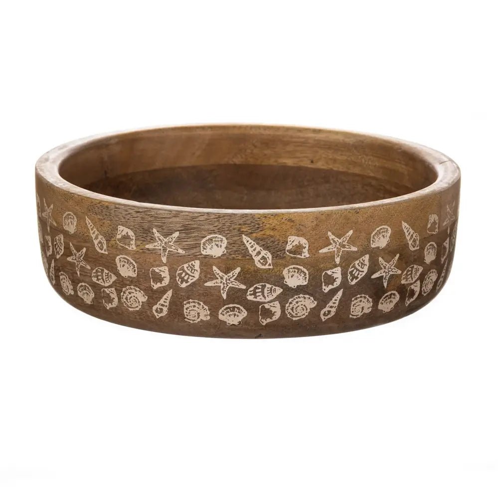 She Sells Sea Shells Wooden Salad Bowl