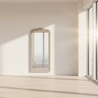 Shoreline Arched Leaner Mirror, Grey