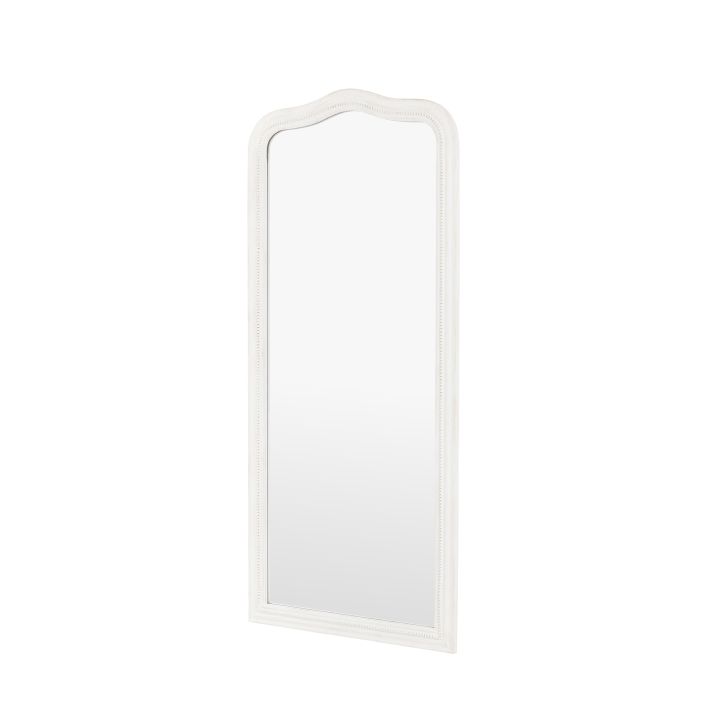 Shoreline Arched Leaner Mirror, White