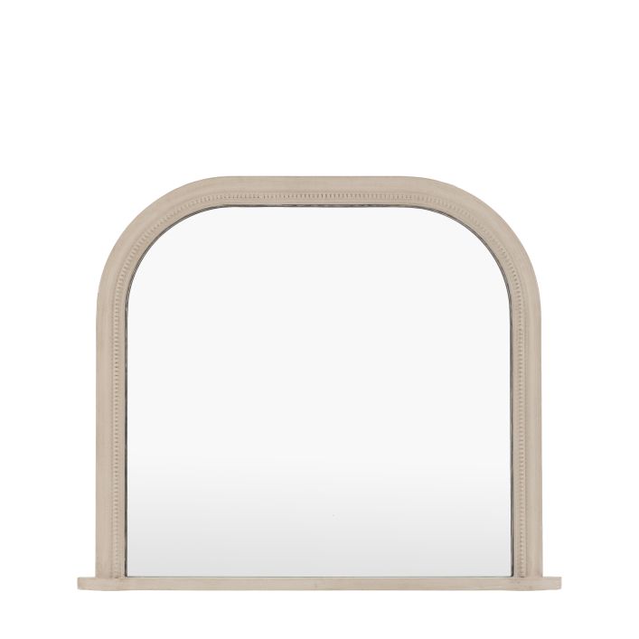 Shoreline Overmantle Mirror, Grey