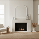 Shoreline Overmantle Mirror, White