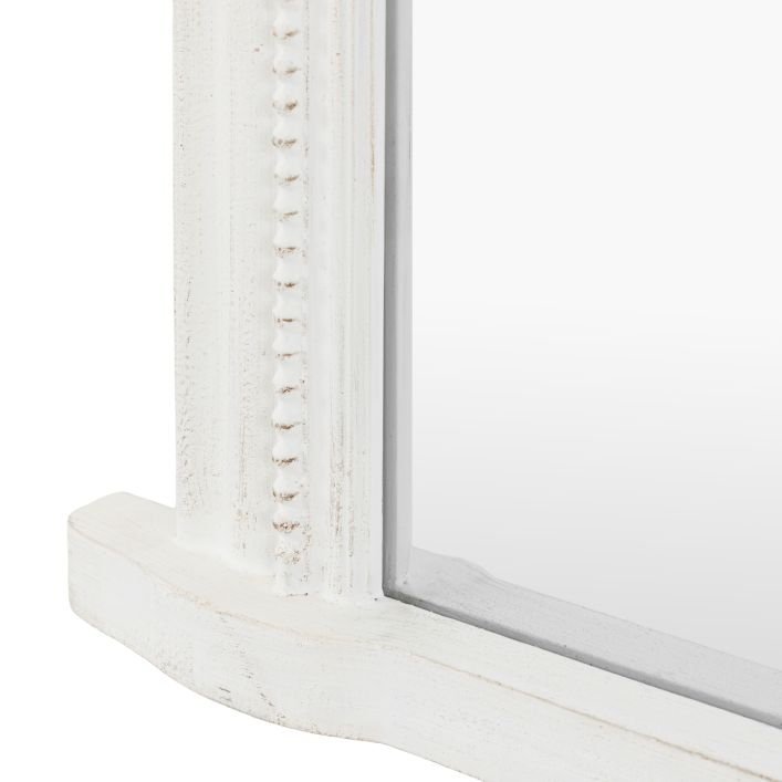 Shoreline Overmantle Mirror, White