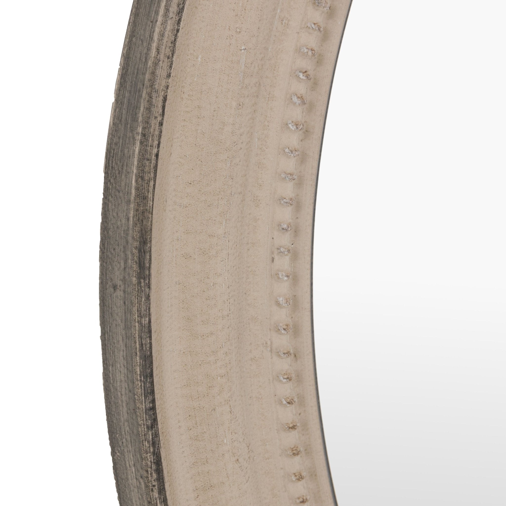 Shoreline Round Mirror, Grey