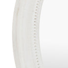 Shoreline Round Mirror, White