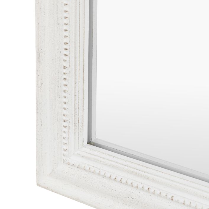 Shoreline Small Arched Mirror, White