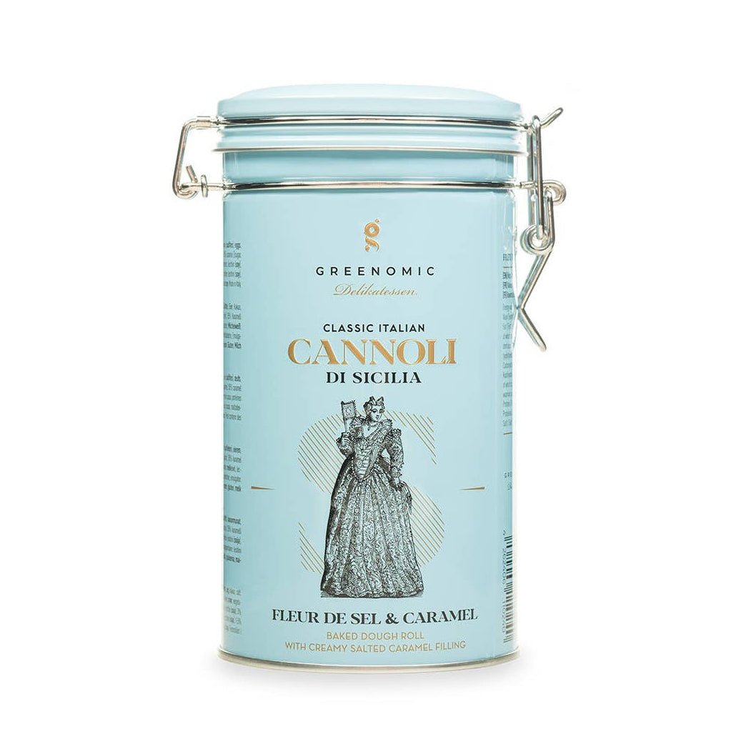 Sicilia Fleur de Sel and Caramel Tin Cannoli