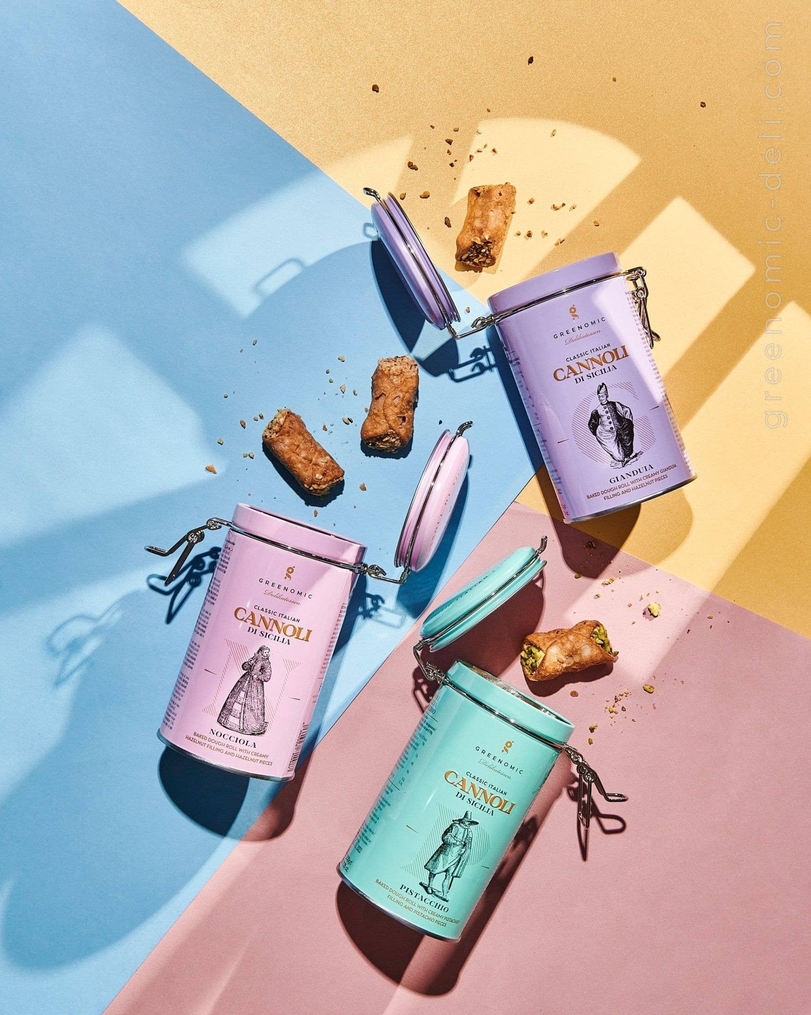 Sicilia Nocciola Hazelnut Tin Cannoli