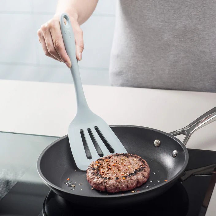 30cm Silicone Flexible Slotted Turner, Assorted Colours