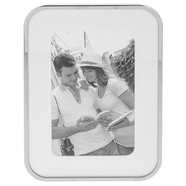 Silver Curve Photo Frame, 6" x 4" - Angela Reed - 