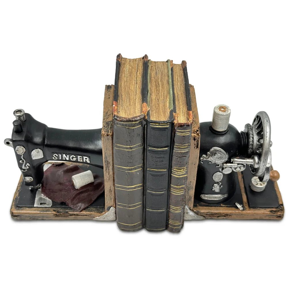 Singer Sewing Machine Bookends