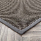 Sisal Rug Grey with Dark Grey Border 120 x 170cm,160 x 230cm,200 x 290cm,67 x 200cm