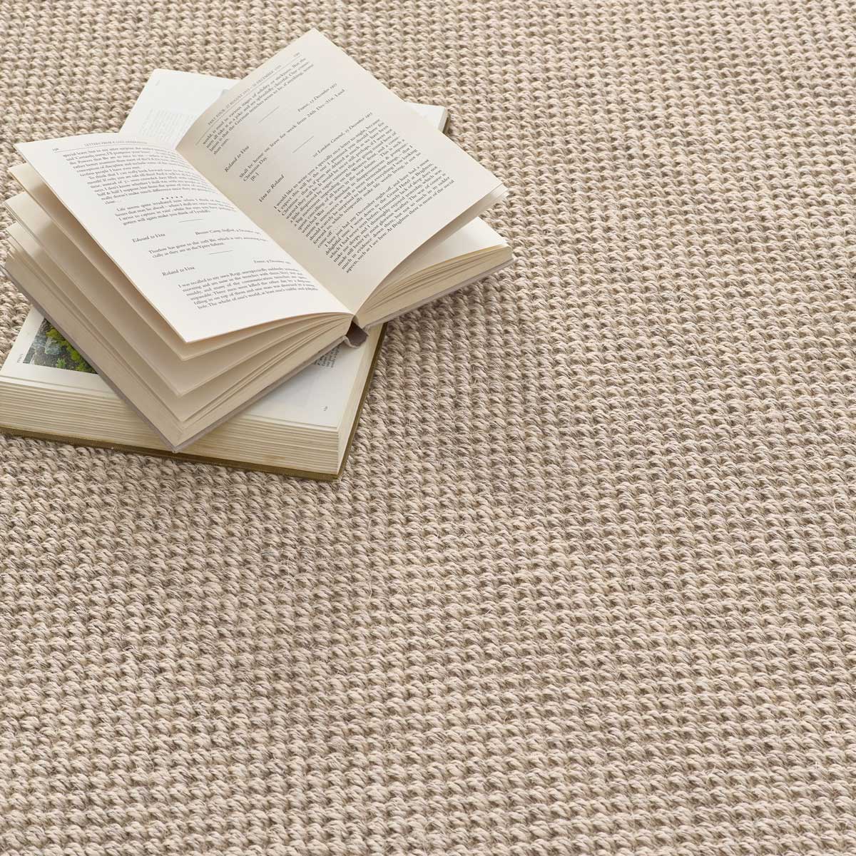 Sisal Rug in Light Beige with Sand Border 120 x 170cm,160 x 230cm,200 x 290cm,67 x 200cm