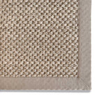 Sisal Rug in Light Beige with Sand Border 120 x 170cm,160 x 230cm,200 x 290cm,67 x 200cm