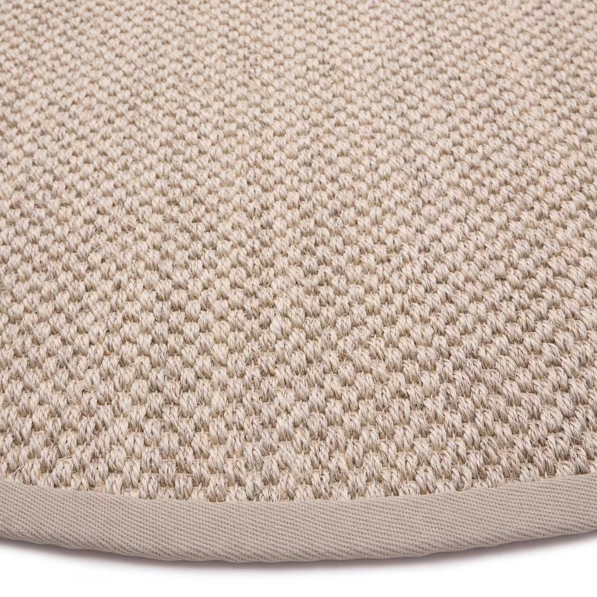 Sisal Rug in Light Beige with Sand Border 120 x 170cm,160 x 230cm,200 x 290cm,67 x 200cm
