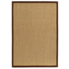 Sisal Rug in Natural with Dark Brown Border 120 x 170cm,160 x 230cm,200 x 290cm,67 x 200cm