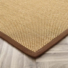 Sisal Rug in Natural with Dark Brown Border 120 x 170cm,160 x 230cm,200 x 290cm,67 x 200cm