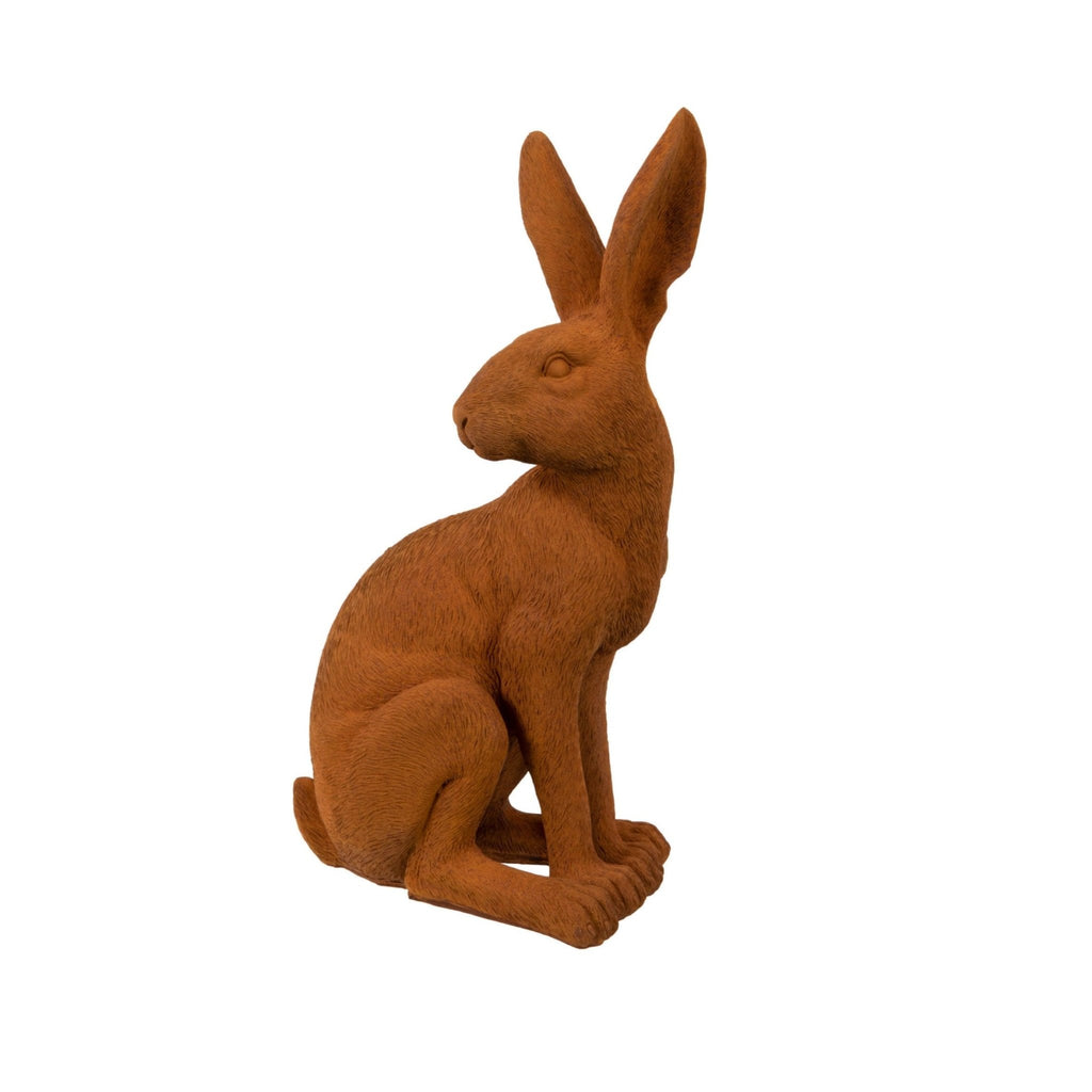 Sitting Hare, Rust - Angela Reed - 