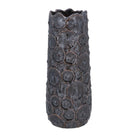 Small Brown Metallic Mushroom Vase