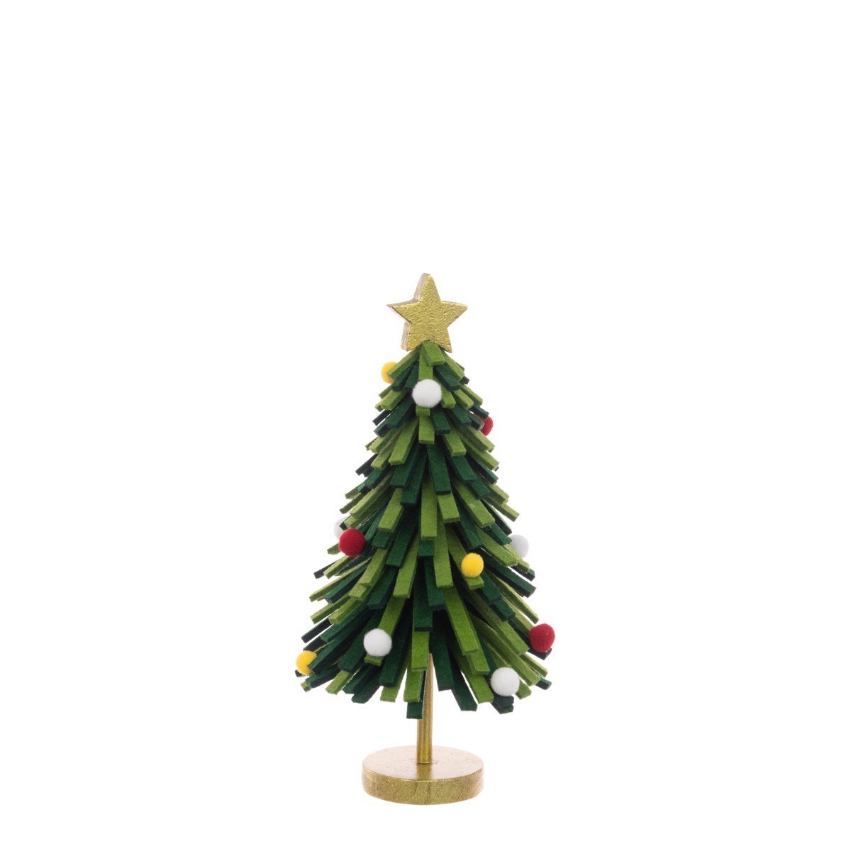 Small Felt Tree with Baubles