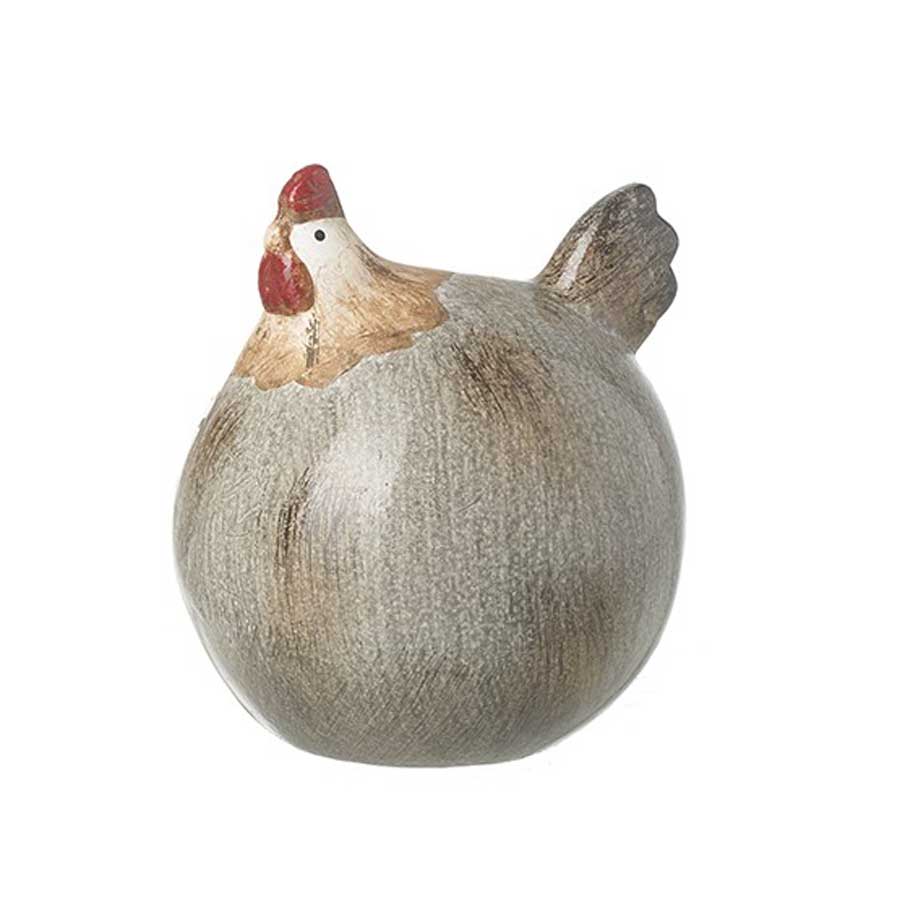 Small Round Ceramic Chicken