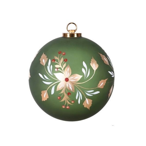 Small Sage Hand Painted Bauble