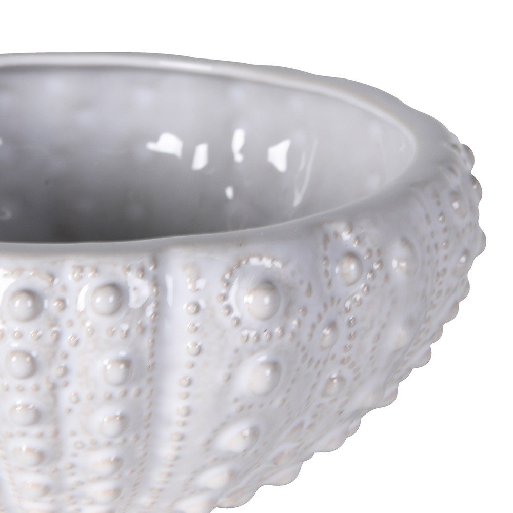 Small White Urchin Bowl