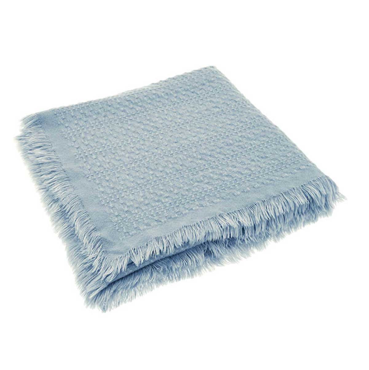 Soft Weave Throw Sky