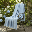 Soft Weave Throw Sky