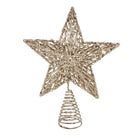 Star Tree Topper 23cm, Champagne