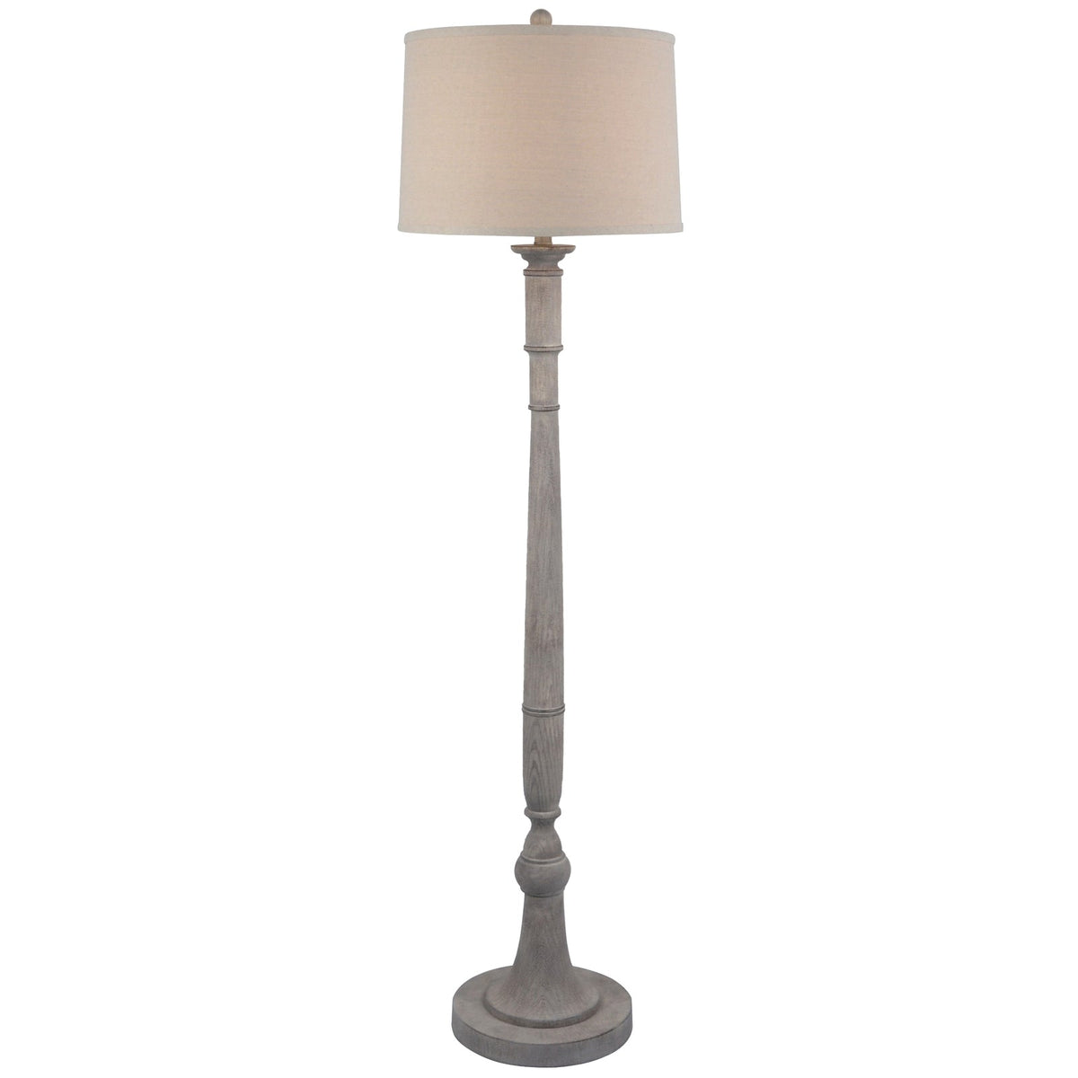 Stella Floor Lamp With Linen Shade – Angela Reed