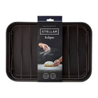 Stellar Eclipse Roasting Pan 40 x 28 x 8cm Roasting Pan with Rack,40 x 28 x 8cm Roasting Tray,34 x 24 x 6cm Roasting Tray