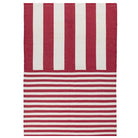 Stripe Indoor/Outdoor Rug Red,Blue,Green