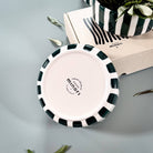 Striped Bowl, Gentle Green