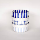 Striped Bowl, Sea Blue