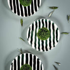 Striped Plate, Gentle Green