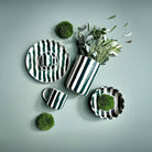 Striped Plate, Gentle Green