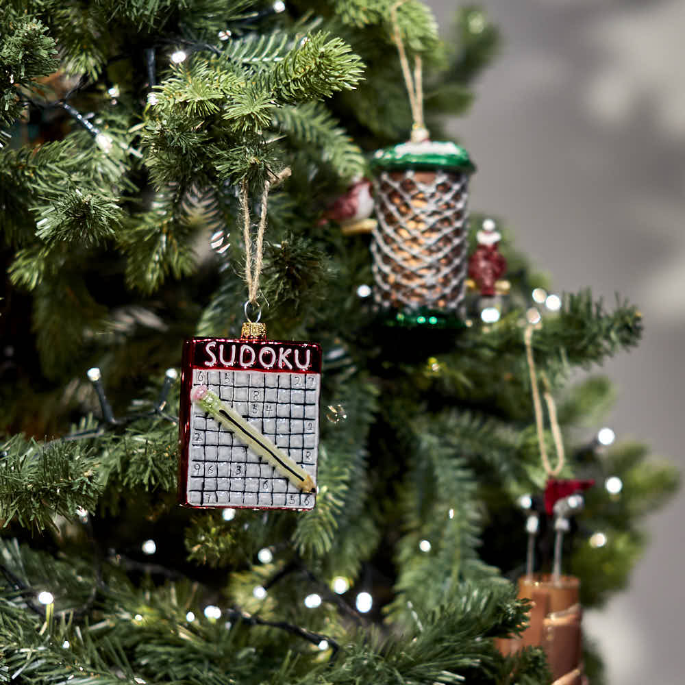Sudoku Shaped Bauble