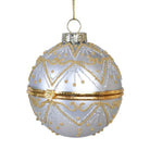 Swirl Glitter Opening Bauble