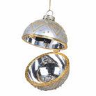 Swirl Glitter Opening Bauble