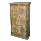 Tall Hand Painted Meadows 2 Door Cabinet