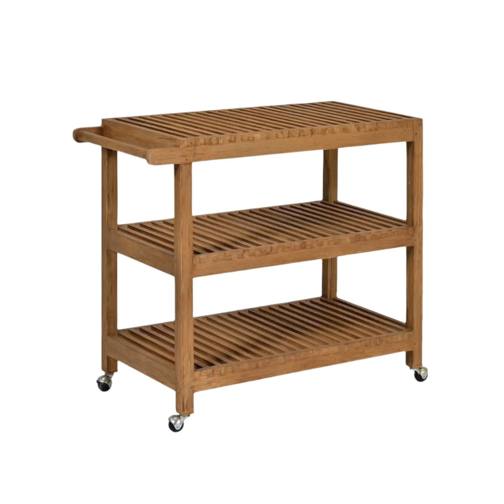 Teak Outdoor Kitchen Trolley