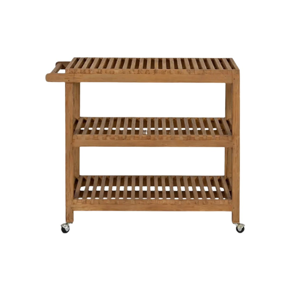 Teak Outdoor Kitchen Trolley